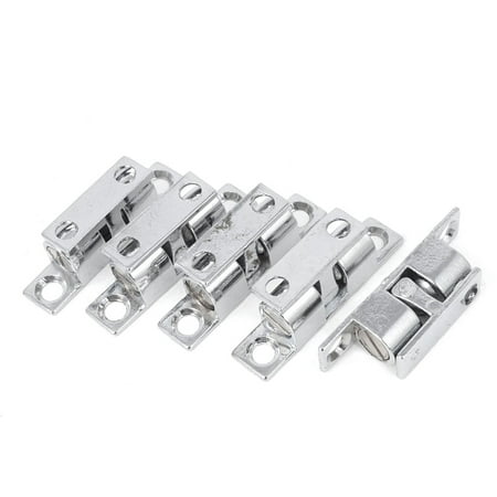 Unique Bargains Cupboard Door Latch Stainless Steel Double Ball Unique Bargains Cupboard Door Latch Stainless Steel Double Ball Catch 2 Length 5 Pcs