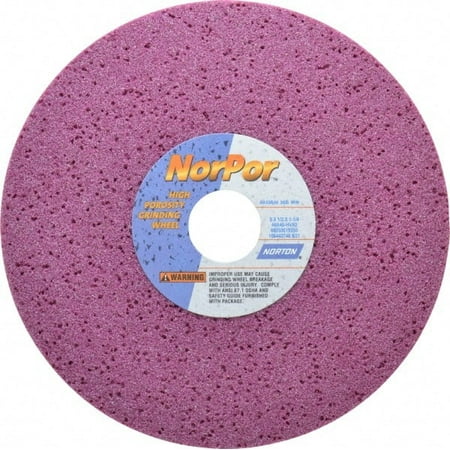 

Norton 8 Diam x 1-1/4 Hole x 1/2 Thick H Hardness 46 Grit Surface Grinding Wheel Aluminum Oxide Type 1 Coarse Grade 3 600 Max RPM Vitrified Bond No Recess