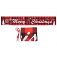 thumbnail image 5 of Telas no tejidas Letras de Feliz Navidad Banderas Accesorios Festivales Suministros de decoración colgante para fiestas (Patrón de letras de Navidad), 5 of 5
