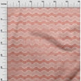 thumbnail image 3 of oneOone Rayon Rose Brown Fabric Stripes Wave Sewing Material Print Fabric By The Yard 56 Inch Wide, 3 of 4