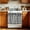 B, variant on Farmhouse Plaid Stove Oven Curtain 29.9×21.3 Inch, Ruffled Lace Tie-On Appliance Cover Curtain for Dishwasher & Range