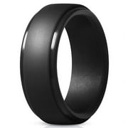 Lindmeyers Band Black Silicone Unisex Wedding Ring