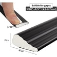 thumbnail image 3 of Guardapolvo y Protector para Puerta, Burletes de Cuña Puertas Ventanas, Tiras Sellado Alta Densidad, Burlete Autoadhesivo para Ventanas y Puertas, A Prueba de Insectos, A Prueba de Sonido (Negro, 10M), 3 of 4