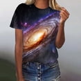 thumbnail image 2 of Cathalem Tops Femmes Été Mignon Graphique Imprimé Crop Tops Slim Fit T Shirts Rétro Vintage Esthétique, Noir S, 2 of 4