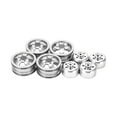 thumbnail image 1 of RC Moyeu de Roue, Raisonnable Haute Résistance 34mm Diamètre Réduire la Gravité Moyeu de Roue en Aluminium RC pour WPL Modèles de Véhicules Argent, 1 of 8