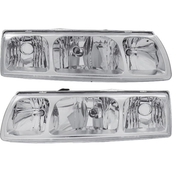 Fits 2005 Saturn Vue Left & Right Headlamp Assemblies - Pair
