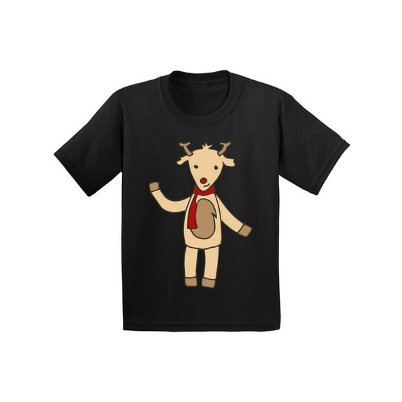 Awkward Styles Xmas T-Shirt for Boys Girls Christmas Sketch Kids T Shirts