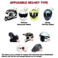 thumbnail image 2 of x xotic tech Motorcycle Helmet Cover Suitable for Most Full Face Helmets, Cartoon Fluffy Plush Moto Sleeve Easy to Install Fun Riding Gear for Girls and Boys Gifts 4 Free Keychain (Big Eye Rainbow), 2 of 9