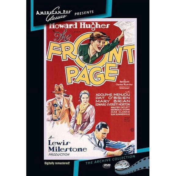 The Front Page (DVD), American Pop Classic, Comedy
