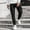 Black, variant on Outfmvch Long Johns For Men Joggers For Men Men'S Fashion Casual Stitching Leg Multi-Pocket Pants Pants Cargo Pants For Men Black L