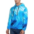 thumbnail image 3 of Haiem Blue Shell Patterned Men's Hoodie with Kangaroo Pocket - Ideal Pullover Sweatshirt for Daily Wear, Travel, and Home-X-Large, 3 of 7