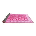 thumbnail image 2 of Ahgly Company Indoor Square Oriental Pink Traditional Area Rugs, 4' Square, 2 of 4