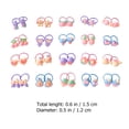 thumbnail image 2 of 40 gomas para el pelo sin costuras para niñas pequeñas, accesorios para el cabello, 2 of 7