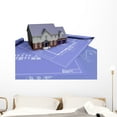 thumbnail image 1 of 3D Render H)ouse Blueprints Wall Decal Sticker by Wallmonkeys Vinyl Peel and Stick Graphic (48 in W x 33 in H), 1 of 4