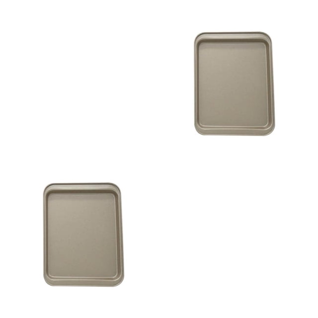 Inteprter Bandejas rectangulares para hornear, bandeja para horno de repostería para galletas, utensilios para hornear, placa profesional Type1 NO1