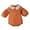 Orange, variant on Aayomet Long Sleeve Bodysuit Baby Girl Winter Rompers Baby Boy Organic Cotton Baby Boy Girl Zip up Sleep N Play, Footless, Long/Short Sleeve,Brown 0-6 Months