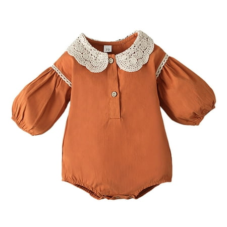 

KI-8jcuD Baby Jumpsuit Girl Kids Girls Outfits Girls Long Sleeves Soild Jumpsuit Romper Cute Clothes Cute Baby Girl Clothes Short Rompers For Girls Dresses For Girls Size 6 Baby Boy Birthday Dress T