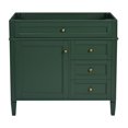 thumbnail image 4 of 36'' Bathroom Vanity without Sink, Modern Bathroom Storage Cabinet with 2 Drawers and a Tip-out Drawer, Green, 4 of 7