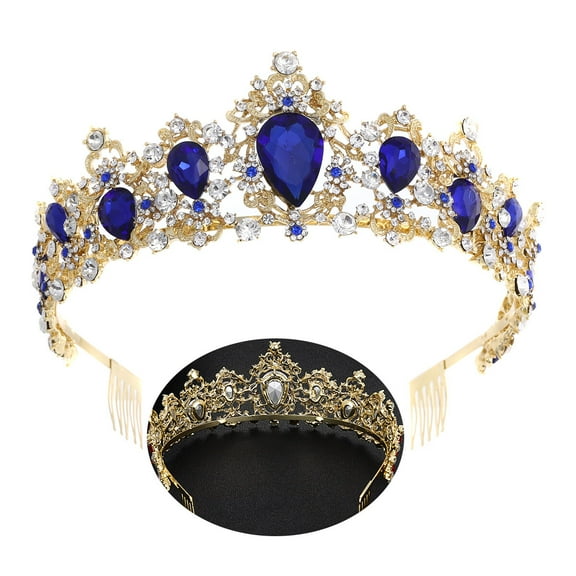 Masteelf Crowns for Adults Cosplay Sparkly Bride Banquet