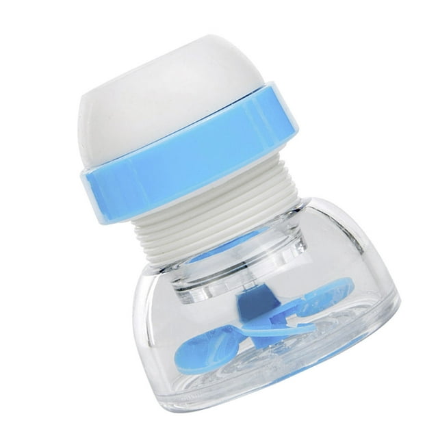 OULII Blue Kitchen Faucet Sprayer Tap Nozzle with Rotatable Design and Splash Proof Feature