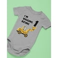 thumbnail image 4 of Tstars Boys 1st Birthday Gift Birthday Gift for 1 Year Old Bulldozer Construction Birthday Gifts for Baby Boy Birthday Party Birthday Outfit Infant Baby Boy B Day Baby Shower Bodysuit, 4 of 6