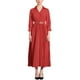 thumbnail image 1 of VESTIDO PLISADO DE MUJER INSPIRE CHIC CON MANGAS 3/4 Y CUELLO EN V, CON CINTURÓN, LONGITUD MAXI, TALLA XL, ROJO, 1 of 6
