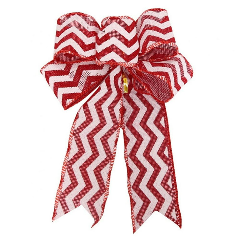 Costco Christmas Ribbon , Snowman Winter Ribbon, Red and White Peppermint,  Sams, 50 Yards Ribbon, Wired Ribbon, Gift Bow Idea 