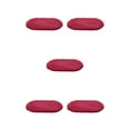 thumbnail image 3 of relayinert Easy To Clean And Soft Bath Mat For Bathroom Floors Non-slip Polyester Bathroom Carpet Bathroom Rugs Winered 5Set, 3 of 6