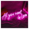 thumbnail image 3 of All You Need Is Love Letrero De Neón Para Decoración De Pared Luz Propuesta De Boda Confesión Fiesta En Casa Lámpara De Habitación Romántica 50cm×21cm, 3 of 5