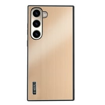 For Samsung Galaxy S22 Plus Case Slim Fit Soft TPU   Metal Super Ultra-Thin S22 Plus Phone Back Cover Light Protective Brushed Finish Coating Case Compatible Samsung Galaxy S22 Plus,Gold