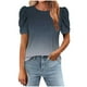 thumbnail image 2 of mfyjkho Tops Casuales Para Mujer, Camiseta Holgada De Manga Corta Con Cuello Redondo Y Estampado Para Mujer Tops De Gimnasio Para Mujer S, 2 of 7