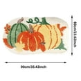 thumbnail image 2 of Fall Bathroom Rug Red Truck Pumpkin Design Microfiber Super Absorbent Non Slip Machine Washable Mat for Bathroom Sinks Laundry Room Bedroom Living Room, 2 of 3