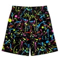 thumbnail image 4 of JAJAHO Boys Summer Beach Shorts Breathable Mesh Loose Fit Straight Leg Casual Elastic Waist Running Shorts For Kids 2-14Y Stylish Beachwear, 4 of 4