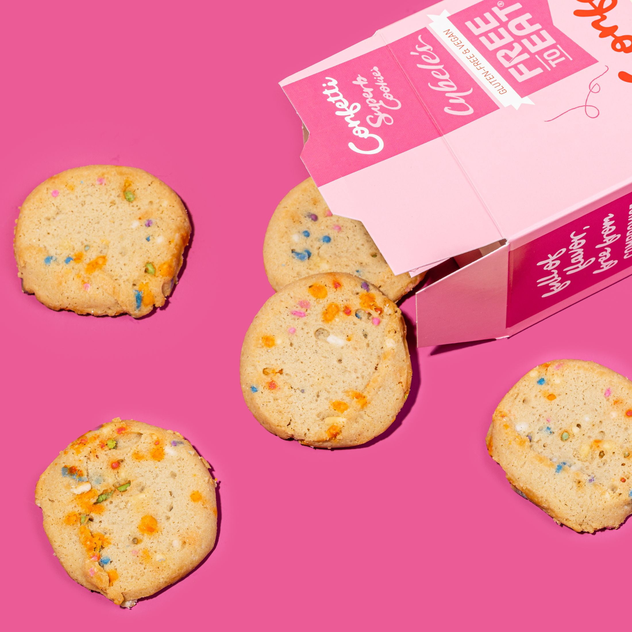 Free To Eat Confetti Cookies, Allergen-Free Gluten-Free & Vegan, 6 oz