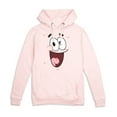 thumbnail image 4 of SpongeBob SquarePants Patrick Smile Women's Pullover Hoodie, Pale Pink, Small, 4 of 5
