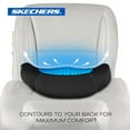 thumbnail image 5 of Skechers Cooling Gel Lumbar Support Pillow Memory Foam Lower Back Cushion With Gel Bumps for Office Chair or Car Seat-Ergonomic Backrest, 5 of 8