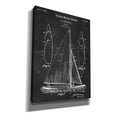 thumbnail image 2 of Epic Graffiti 'Sailboat Blueprint Patent Chalkboard' Canvas Wall Art, 12"x18", 2 of 3