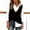 Black, variant on Elvqul Women's V Neck Sweater Vest Ultra Soft Ribbed Knit Sleeveless Pullover Top Elegant Comfortable Layering Piece for Daily Office Wear