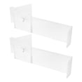 thumbnail image 5 of Masteelf 2Pcs Transparent Shoe Display Rack Holder Plastic Shoe Display Stand for High Heel Sandals Transparent Plastic Sandals Display Stand Transparent Stand Shoe Rack Holder for Store, 5 of 8