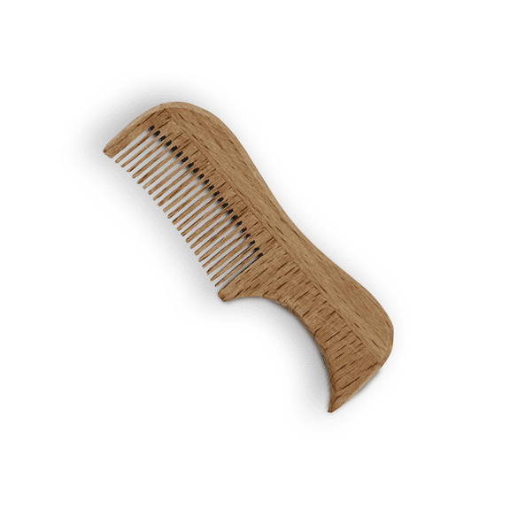 Golden Beards Eco Wood Moustache Comb 2.5 in – Fine Tooth Beechwood Comb for Shaping, Styling & Detangling Mustache – Eco-Friendly, Handmade, Static-Free