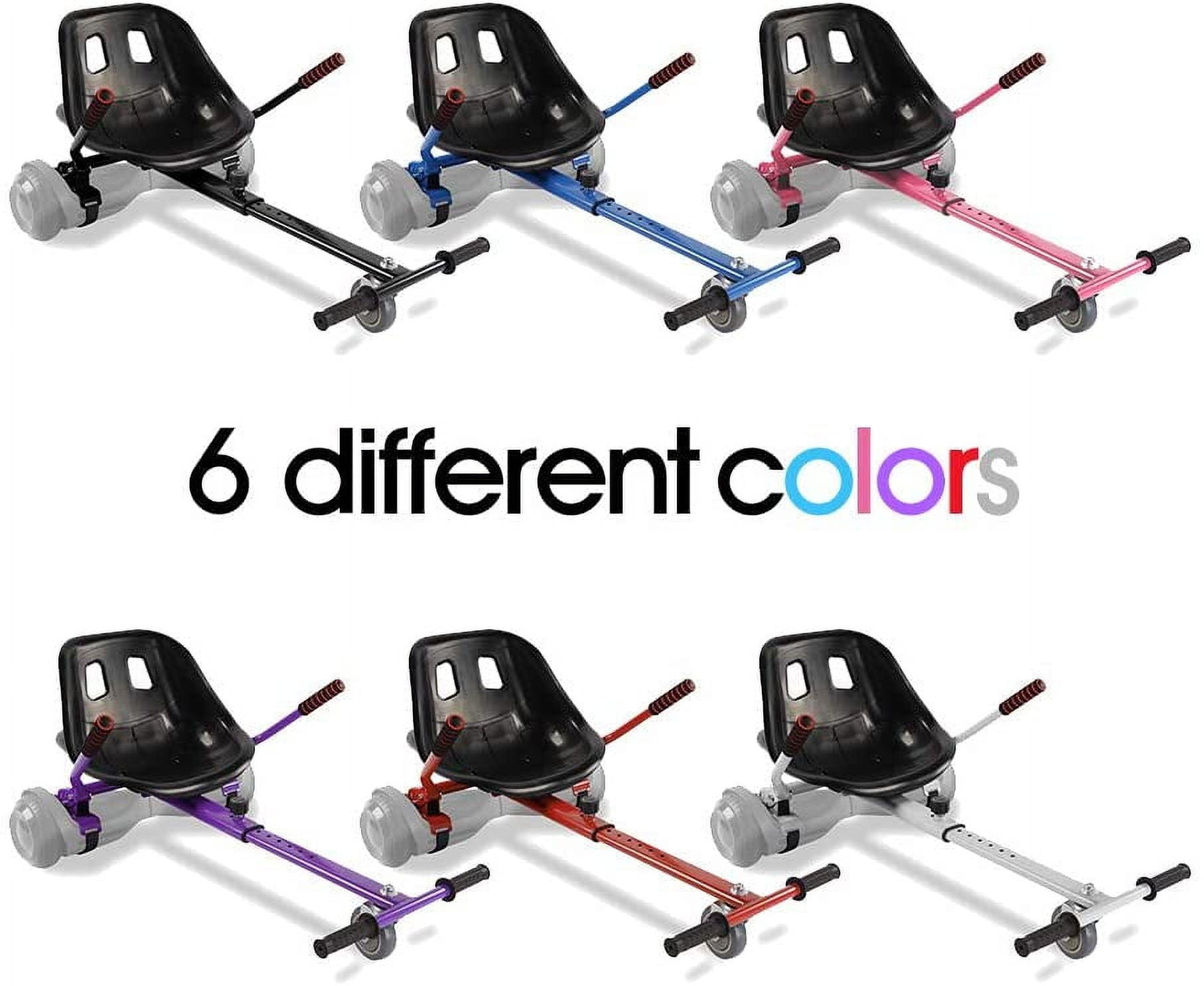 WonderWheels Hover Kart Go Kart Adjustable Seat Attachment for 6.5" Hover-Rider Buggy - Pink