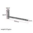 thumbnail image 4 of EeaseCA R20A Inner Diameter 7mm Metal Guitar Truss Rod Hex Box Wrench Spanner Repair Tool Adjustment Tools for Electronic Guitars (Black), 4 of 7