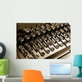 thumbnail image 1 of Vintage Typewriter with Sepia Wall Mural by Wallmonkeys Peel and Stick Graphic (24 in W x 16 in H) WM45089, 1 of 4