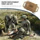 thumbnail image 1 of Bolsa de emergencia Molle con agarre, botiquín de primeros auxilios de supervivencia, accesorios de caza (marrón), 1 of 5