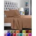 thumbnail image 5 of 6 Piece Bed Sheets ,Flat Sheet,Fitted and Pillowcase 1800 Series Bed Sheet set-Twin/Twin XL Taupe, 5 of 5