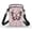 Colorful Zebra Stripe Pattern, variant on HELLHERO Cherry Pattern Double Deck Crossbody Sling Bags with with Shoulder Strap Polyester 4.33"x1.97"x7.09" for Men, Women