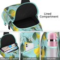 thumbnail image 3 of Fresh Lemon Pattern Lightweight Sling Backpack for Travel and Outdoor Use, Cute Retro Floral Design, Durable Crossbody Bag with Bright Yellow Fruit Print, 3 of 6