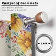 thumbnail image 2 of Outdoor Curtains for Patio Waterproof, Watercolor Flowers Outdoor Privacy Panels Grommet, Spring Sunflowers Daisy Butterflies Beige Blackout Outside Curtains for Porch/Cabana 54"x108", 1 Panel, 2 of 8