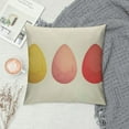 thumbnail image 2 of JEUXUS  Easter Bunny Egg Lumbar Throw Pillow Cover,  Rabbit Spring Cushion Case Decoration for Sofa Couch, 2 of 5