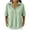 Green, variant on Waffled Knit Henley Shirts for Women Lightweight Casual Summer Short Sleeve Half Button up V Neck Collared Tunic Blouse Trendy Cozy Tennis Work Athletic Tops